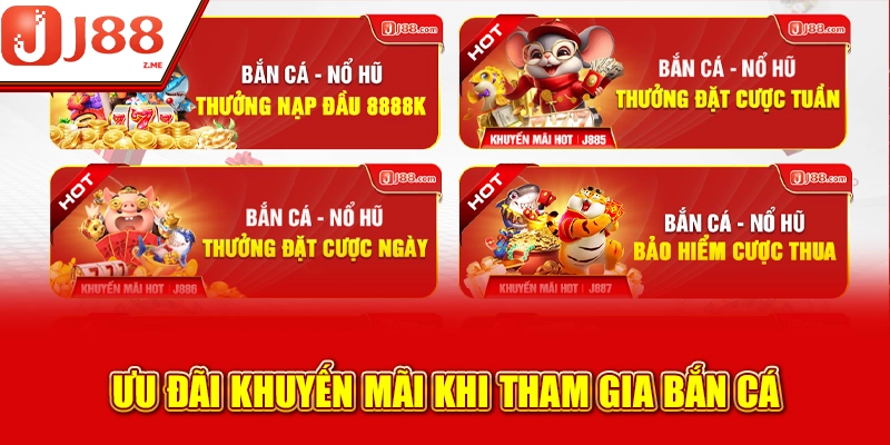 Ưu đãi khuyến mãi khi tham gia bắn cá